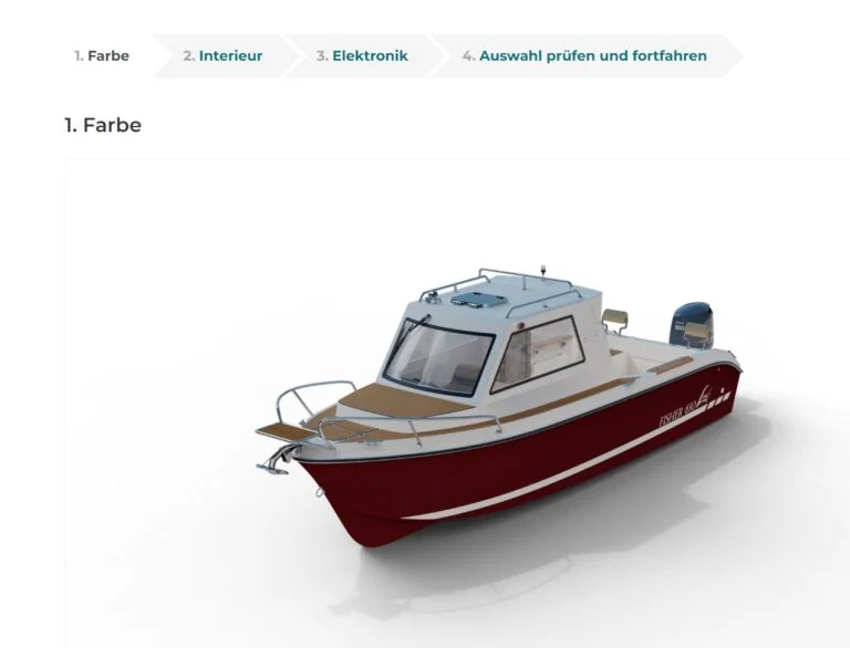 selbstlenzendes Fischerboot